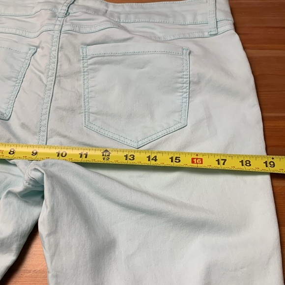 Brody Jeans Vintage Lightweight Cotton, Mid Rise, Light Aqua Colour Jeans - Picture 11 of 12